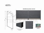 Skardinės tvoros – Rombo,įvairūs dydžiai - nuotraukos Nr. 8