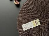 Apvalūs stalo padėkliukai prabangios bronzines spa