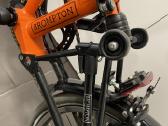 Brompton Orange Black edition with Barbour - nuotraukos Nr. 4