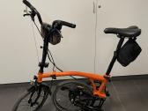 Brompton Orange Black edition with Barbour - nuotraukos Nr. 5