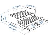 Geros būklės Ikea lova Släkt - nuotraukos Nr. 2