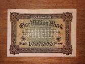 Vokietijos 1 mln markių banknotas