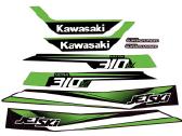Lipdukų komplektas Kawasaki Ultra 2007-2021 - nuotraukos Nr. 2