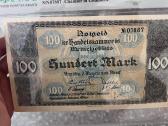 Memel 100 Mark 1922 Pmg 63 Epq - nuotraukos Nr. 3