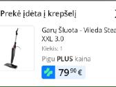 Grindų valymo šluota garais - nuotraukos Nr. 4