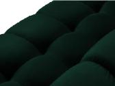 Žalia barchatinė sofa, beveik nauja 177cm ilgio