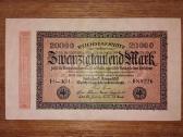 Vokietijos 20.000 markių banknotas