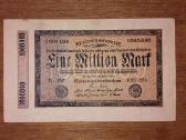Vokietijos 1 mln markių banknotas