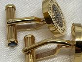 Montblanc Cufflinks Gold Diamonds 104478 - nuotraukos Nr. 3
