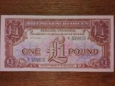 Anglijos 1 £ banknotas