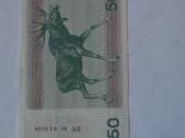 50 talonu 1991m.be uzraso.puikus banknotas