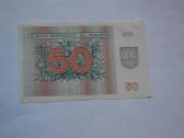 50 talonu 1991m.be uzraso.puikus banknotas - nuotraukos Nr. 2