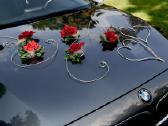 Vestuviniai papuošimai automobiliui