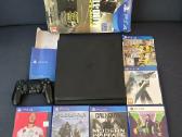 Playstation 4 slim 1tb 8 žaidimai