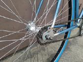 Retro 80's L/56cm steel single speed dviratis - nuotraukos Nr. 6