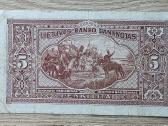 1929 metų smetoniški 5 litai - nuotraukos Nr. 2