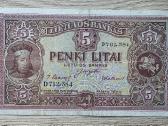 1929 metų smetoniški 5 litai