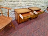 Vintažinės Art Deco naktinės spintelės - nuotraukos Nr. 8
