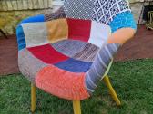 Vintažinės "Patchwork " stiliaus kėdės/krėslai