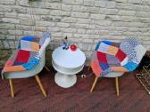 Vintažinės "Patchwork " stiliaus kėdės/krėslai - nuotraukos Nr. 10