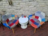 Vintažinės "Patchwork " stiliaus kėdės/krėslai - nuotraukos Nr. 18
