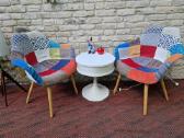Vintažinės "Patchwork " stiliaus kėdės/krėslai - nuotraukos Nr. 21