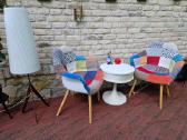 Vintažinės "Patchwork " stiliaus kėdės/krėslai - nuotraukos Nr. 22