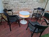Vintažinis mid century Space Age st.staliukas - nuotraukos Nr. 21