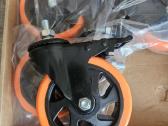 Sunkiasvoriai ratukai 4vnt 125mm 680kg