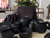 Nikon D3100 komplektas su dviem objektyvais (įskai