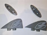 F-one Unibox fins 50mm, kyliukai - nuotraukos Nr. 3