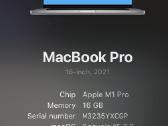 MacBook pro 16 m1 pro - nuotraukos Nr. 4
