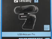 Sandberg Usb Webcam Pro, 1080p Full HD, 5mp, Black - nuotraukos Nr. 2