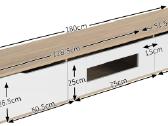 TV spintelė su LED - nuotraukos Nr. 7