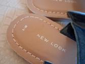 New Look naujos natūralios odos juodos basutės - nuotraukos Nr. 4