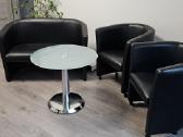 Priimamojo eco odos foteliai, ofiso juodi foteliai - nuotraukos Nr. 3