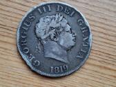 Britanija 1819 1/2 kronos (sidabras)