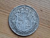 Britanija 1915 1/2 kronos (sidabras)