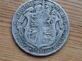 Britanija 1916 1/2 kronos (sidabras)