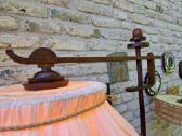 Vintažinis Art Deco toršeras,servantas,pufas - nuotraukos Nr. 14