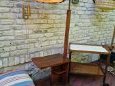 Vintažinis Art Deco toršeras,servantas,pufas - nuotraukos Nr. 33