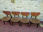 Vintažinės mid century valgomojo kėdės - nuotraukos Nr. 4