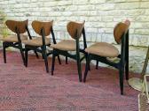 Vintažinės mid century valgomojo kėdės - nuotraukos Nr. 7
