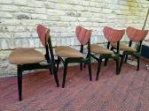 Vintažinės mid century valgomojo kėdės - nuotraukos Nr. 10