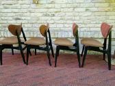 Vintažinės mid century valgomojo kėdės - nuotraukos Nr. 14