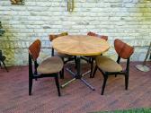 Vintažinės mid century valgomojo kėdės - nuotraukos Nr. 30