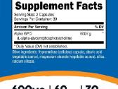 Alpha Gpc 600 mg + L-tyrosine 500 mg papildai - nuotraukos Nr. 4