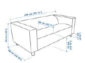 Sofa Klippan Ikea - nuotraukos Nr. 4