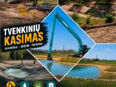 Tvenkiniai: tvenkinių kasimas, gilinimas, valymas!