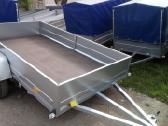 2,7 x 1,5m nauja bortinė linginė priekaba Rydwan - nuotraukos Nr. 2